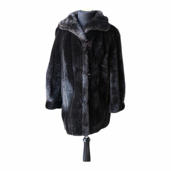 Tissavel of France Jackets & Blazers - Vintage Tissavel Faux Fur Coat | M–L | Plush Statement Winter Coat